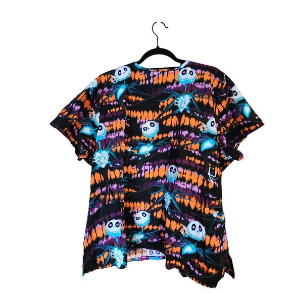 Disney The Nightmare Before Christmas 3XL Scrub Top Jack Skellington - Picture 2 of 3